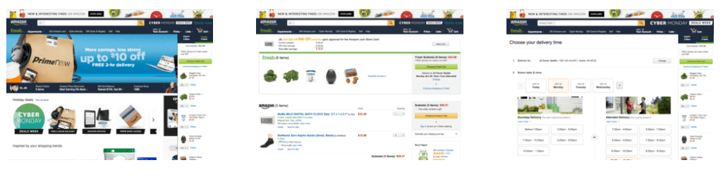 Everywhere Cart & delivery scheduling for web.